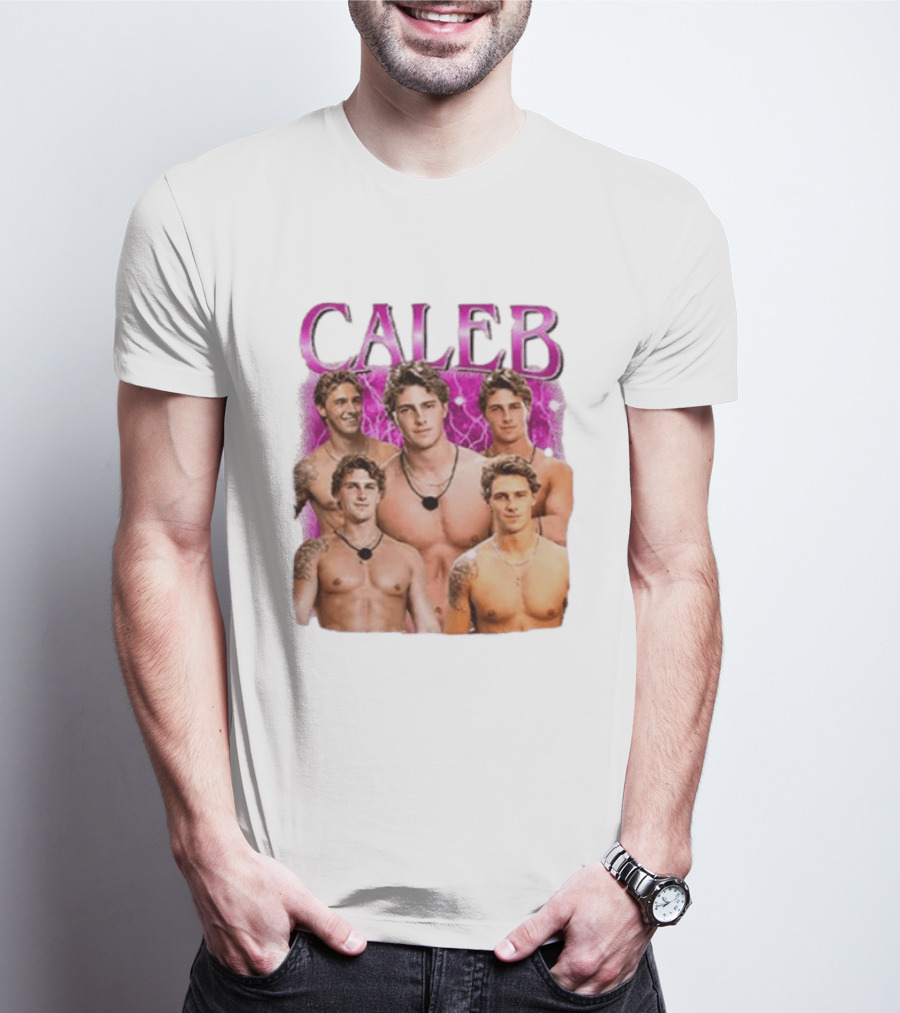 Caleb Love Island USA Reality TV Collage T-Shirt