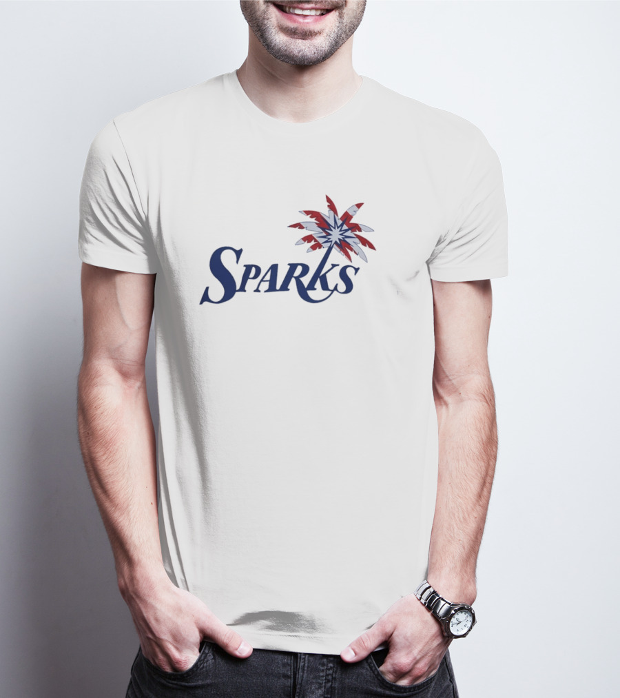 Los Angeles Sparks Stars Stripes Palm Tree Flag T-Shirt