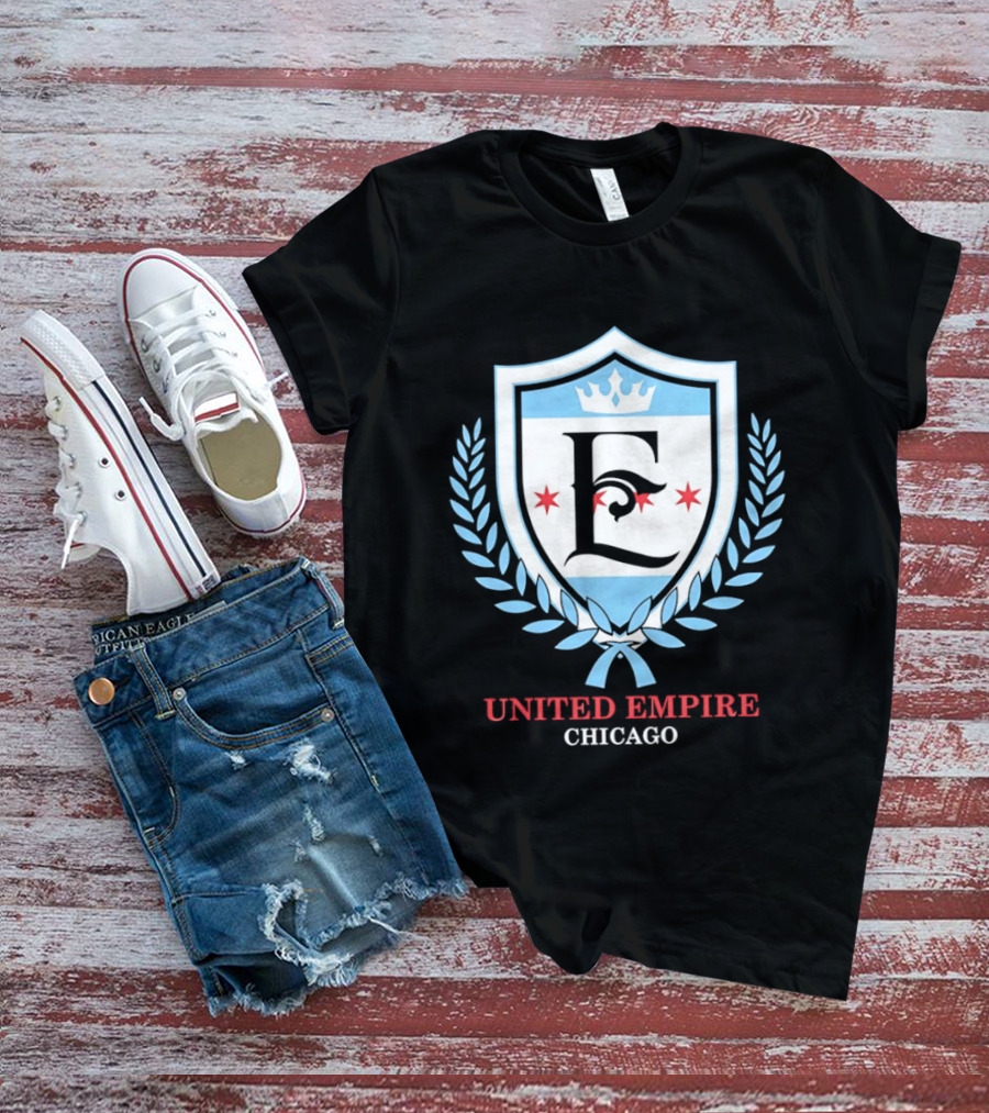 United Empire Chicago E Shield Stars Crown Laurel T-Shirt