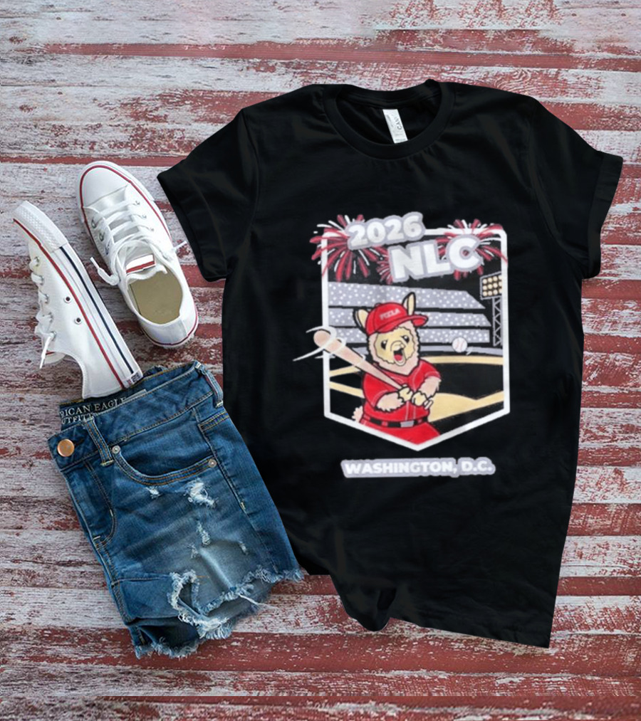 2026 NLC Baseball Llama Stadium Washington DC T-Shirt