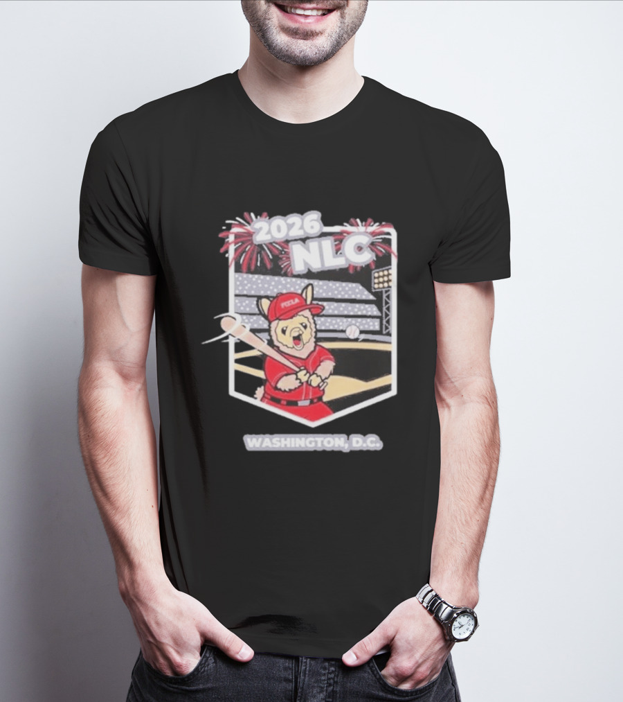 2026 NLC Baseball Llama Stadium Washington DC T-Shirt