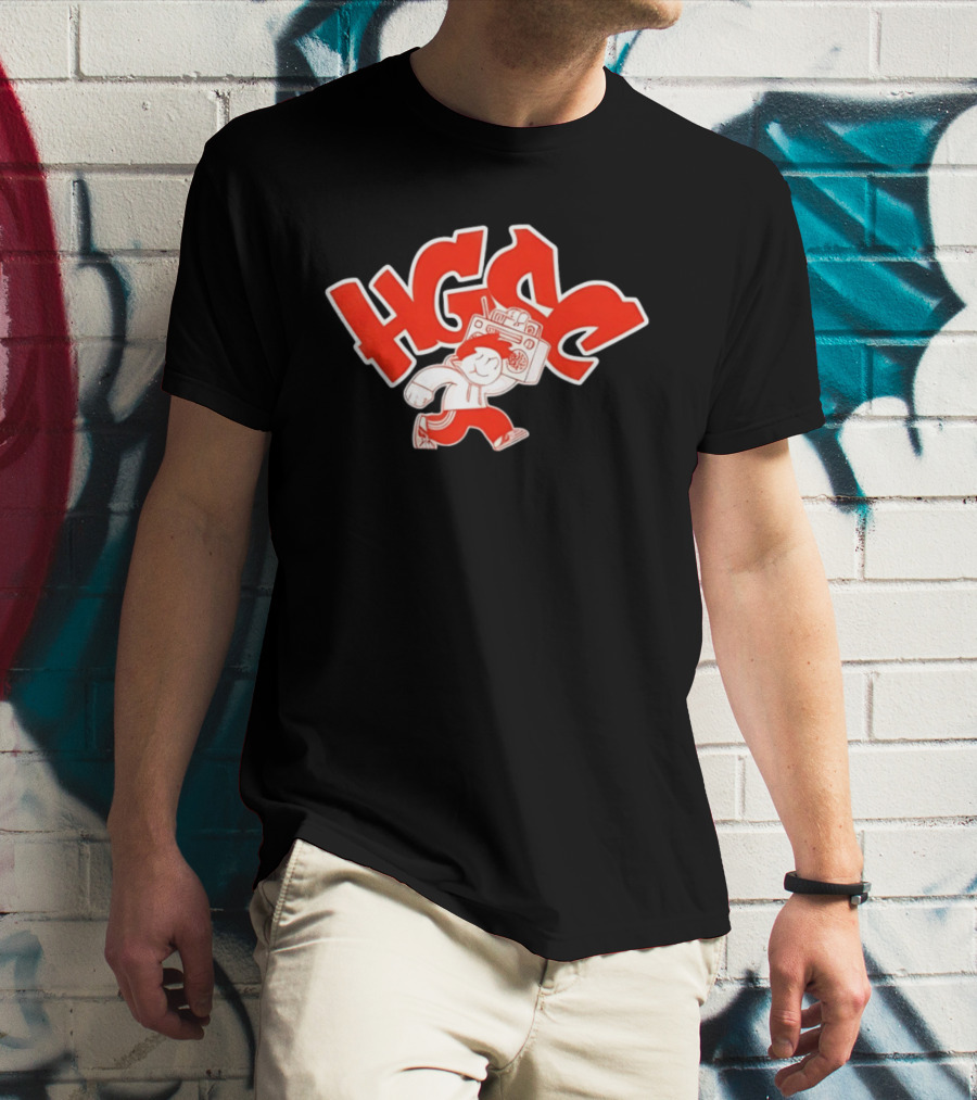 HGSC Hip Hop Boombox Radio 80s Music T-Shirt