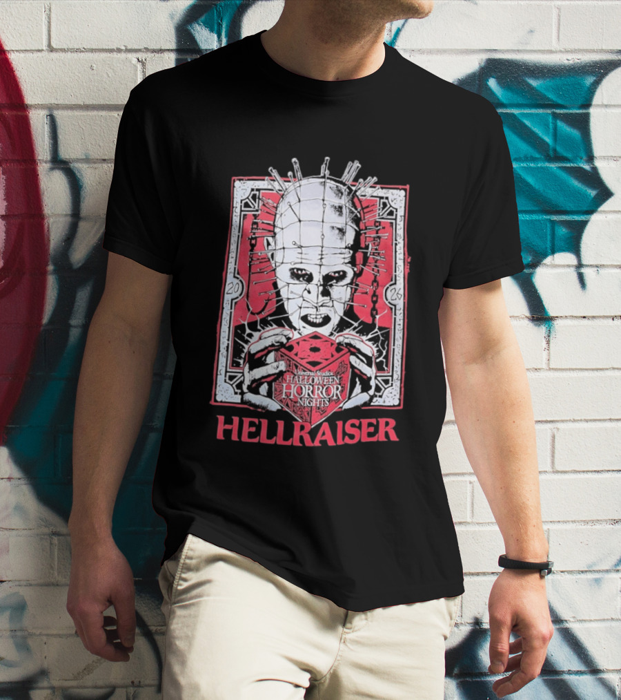 Universal Studios Halloween Horror Nights 2026 Pinhead Hellraiser T-Shirt