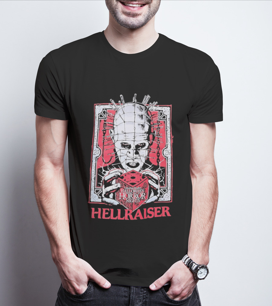Universal Studios Halloween Horror Nights 2026 Pinhead Hellraiser T-Shirt