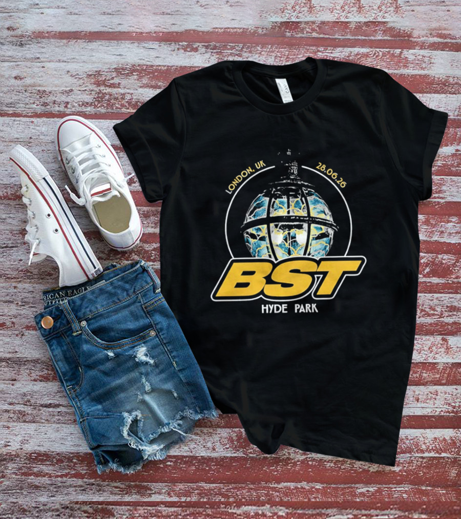 BST Hyde Park Festival London UK 28 June 2026 Globe Design Ateez Event T-Shirt
