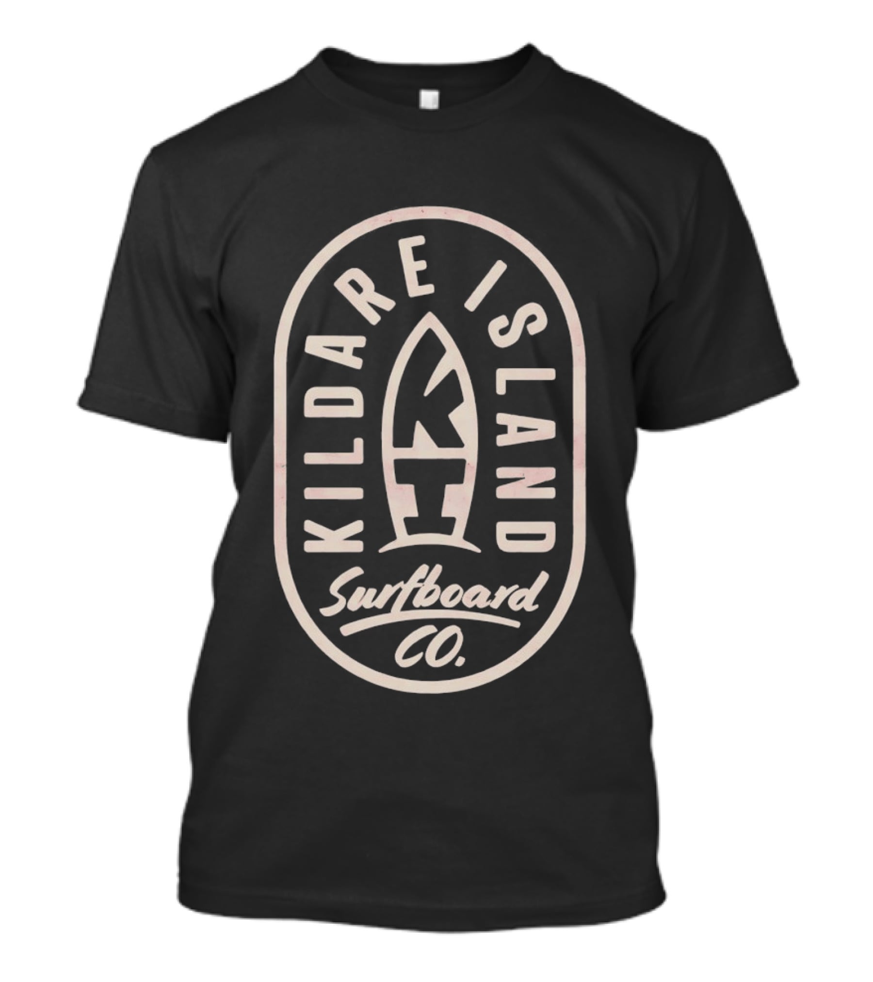 Kildare Island Surfboard Co Classic Vintage Surf T-Shirt