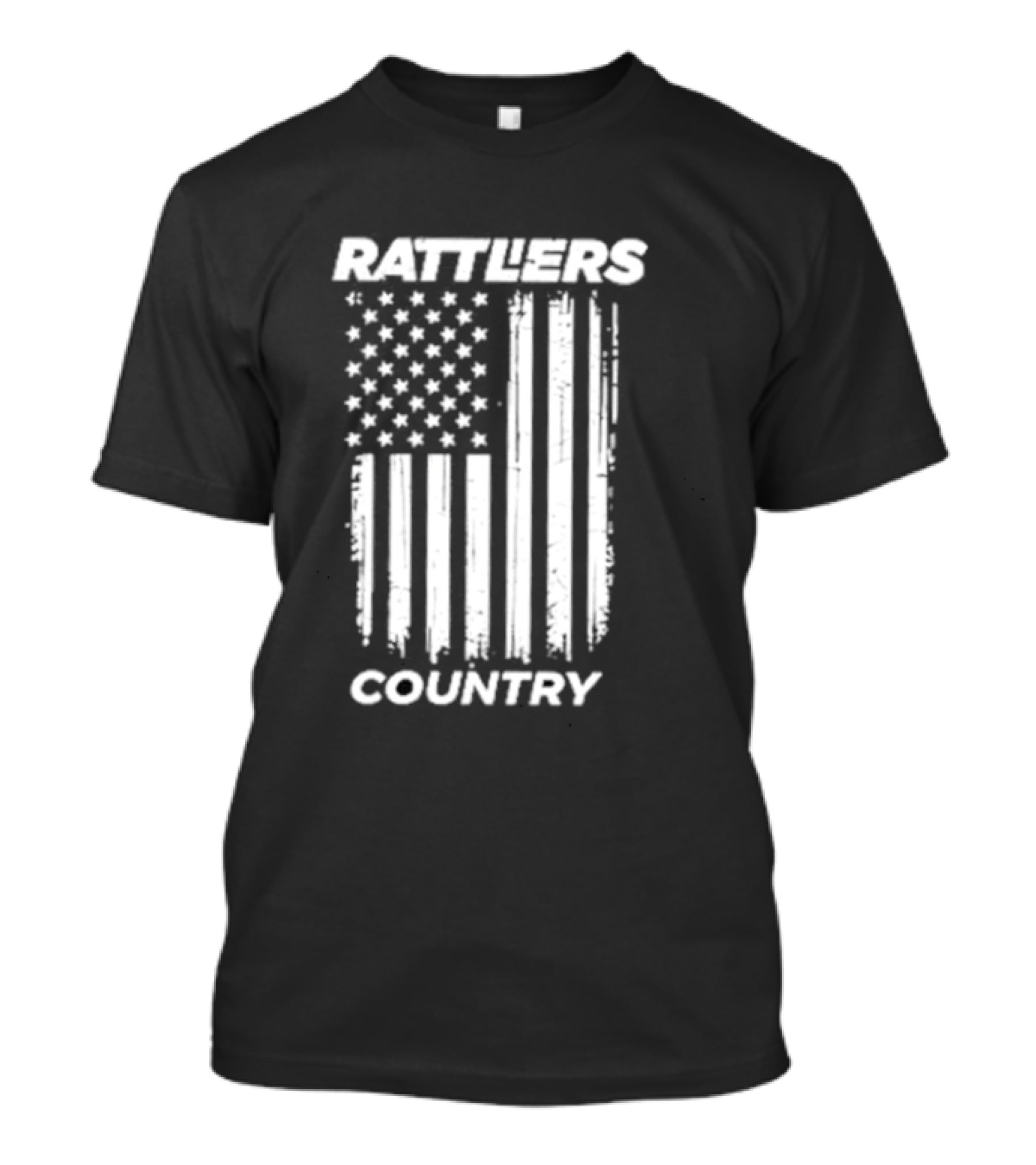 Rattlers Country American Flag T-Shirt