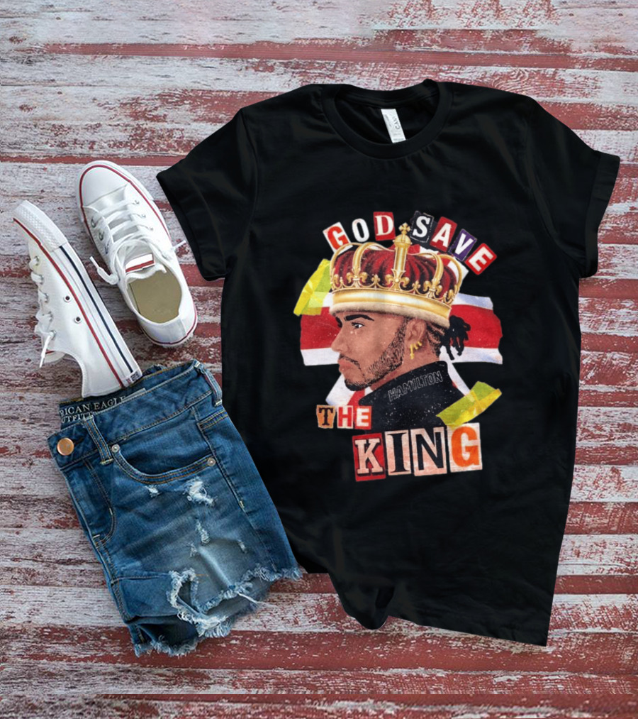 God Save The King Lewis Hamilton Crowned British Champion T-Shirt