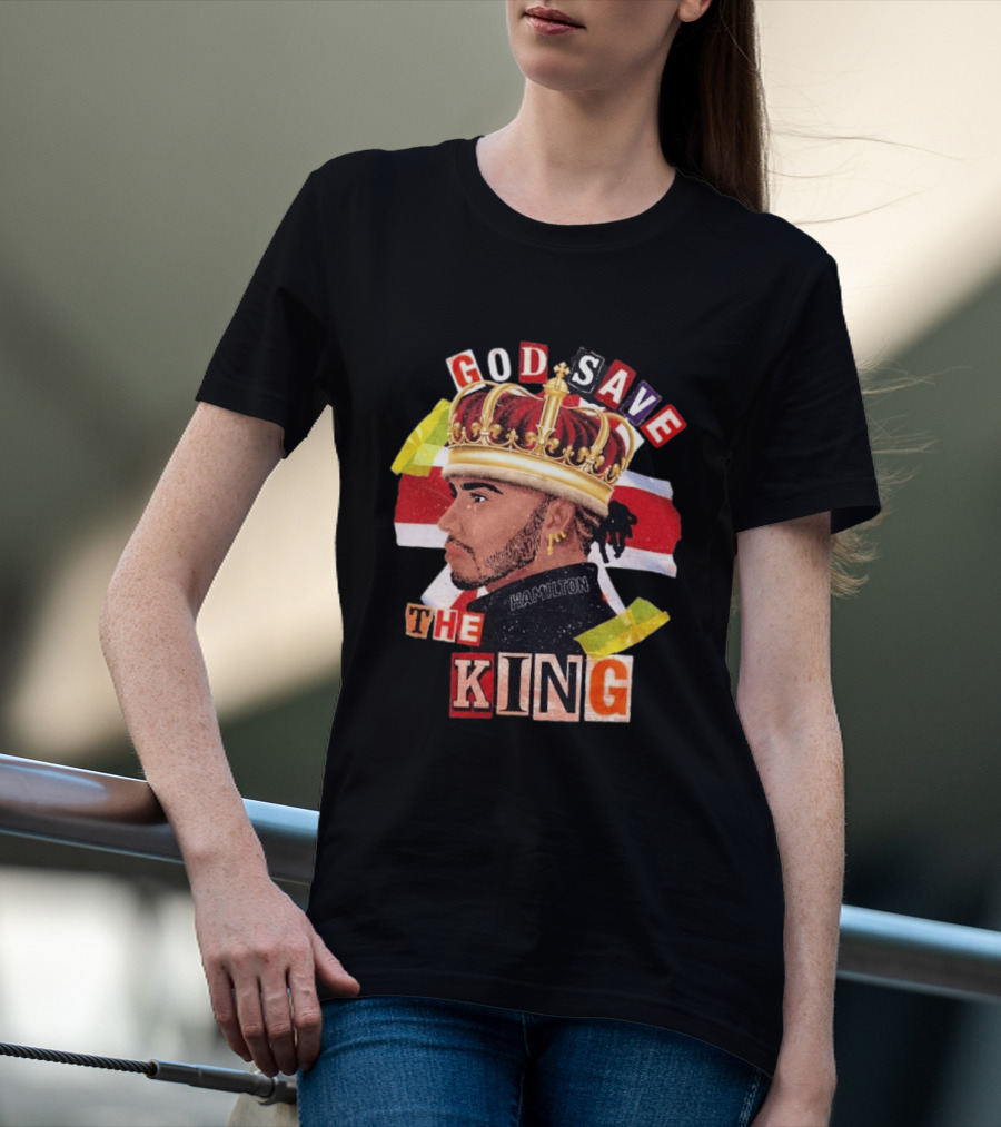God Save The King Lewis Hamilton Crowned British Champion T-Shirt