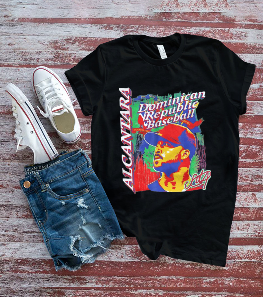 Alcantara Dominican Republic Baseball MLB Sandy T-Shirt