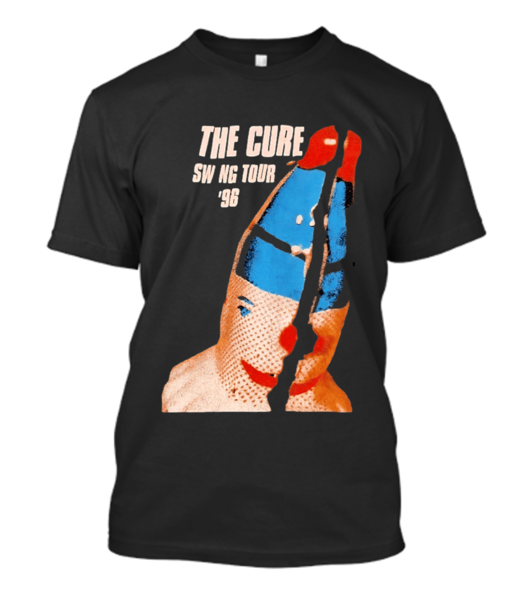 The Cure Swing Tour 96 Clown Face T-Shirt