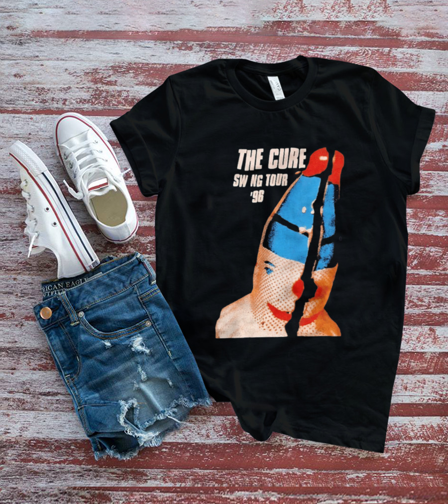 The Cure Swing Tour 96 Clown Face T-Shirt