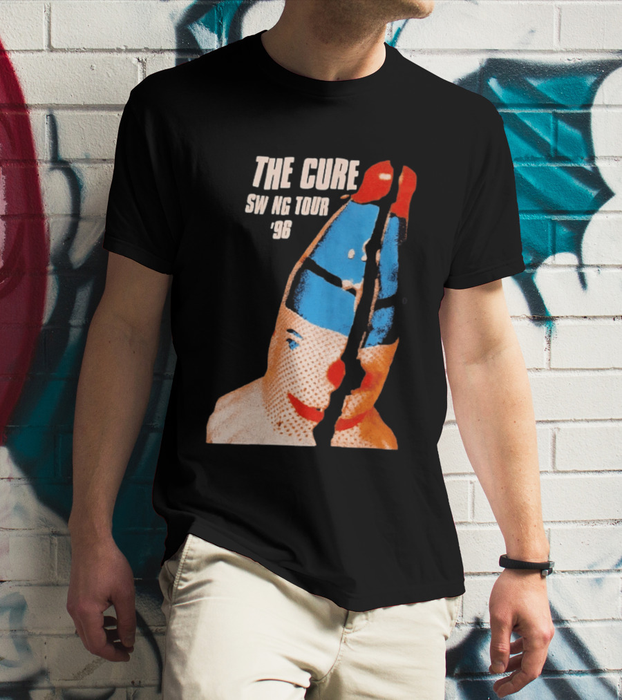 The Cure Swing Tour 96 Clown Face T-Shirt