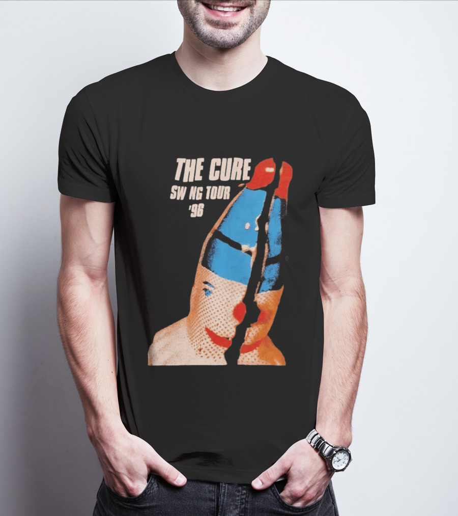 The Cure Swing Tour 96 Clown Face T-Shirt