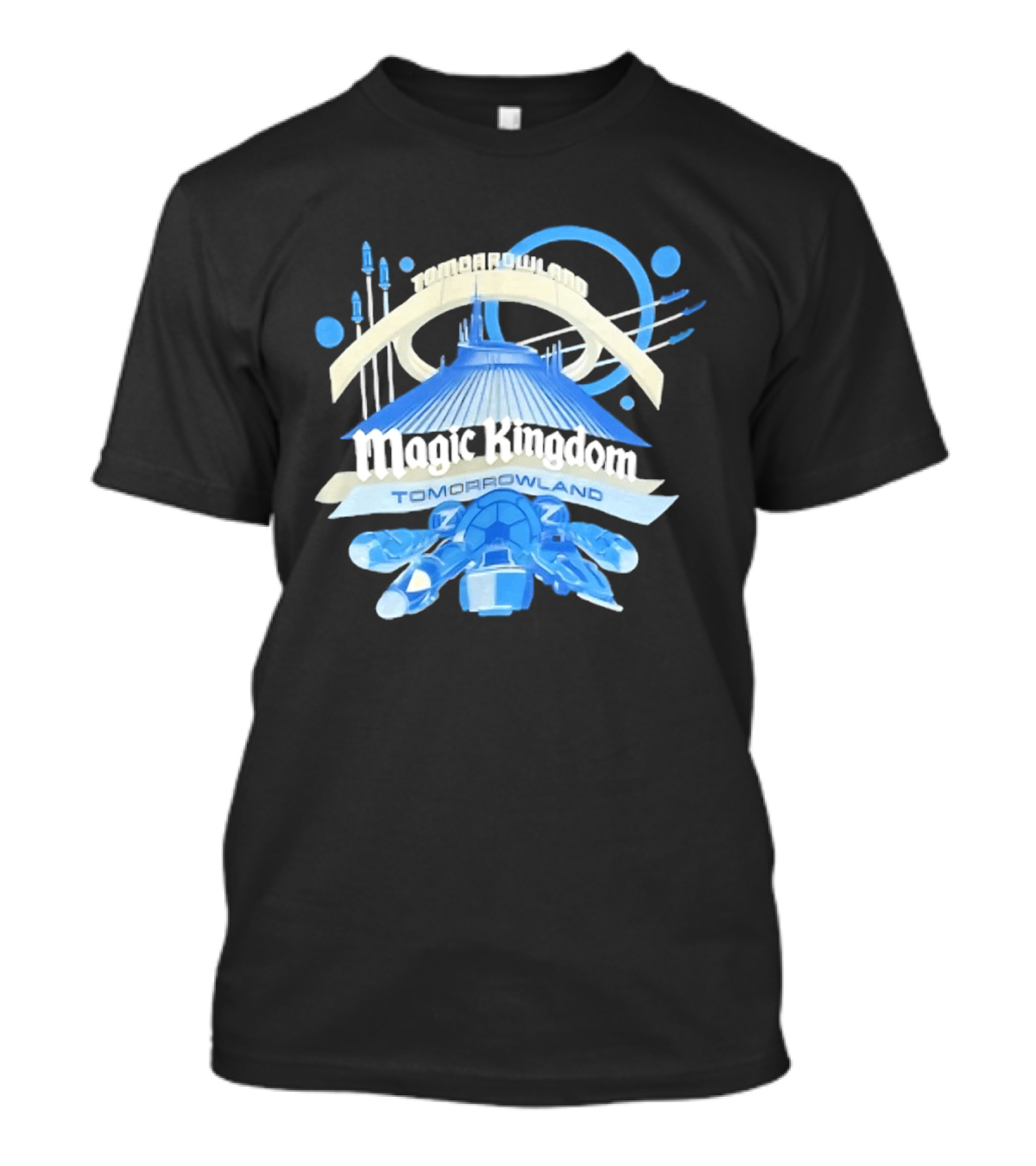 Tomorrowland Magic Kingdom Walt Disney World Spaceship And Futuristic T-Shirt