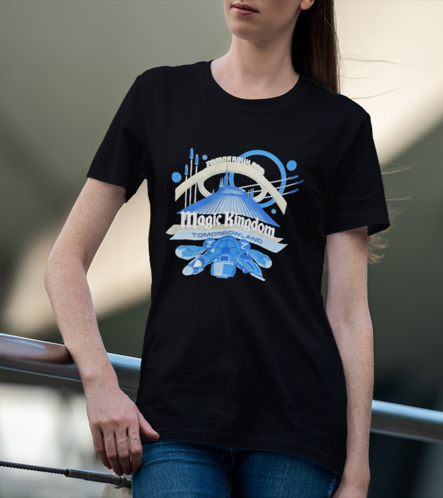 Tomorrowland Magic Kingdom Walt Disney World Spaceship And Futuristic T-Shirt