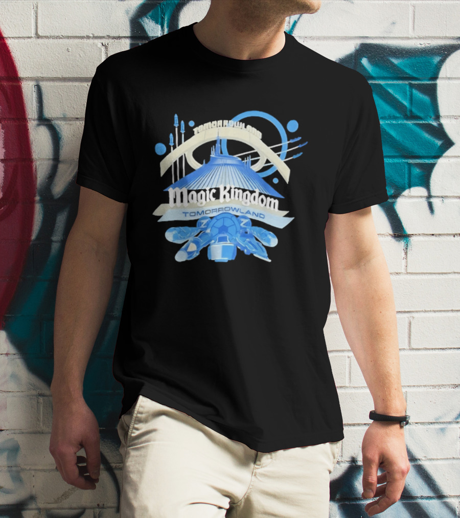 Tomorrowland Magic Kingdom Walt Disney World Spaceship And Futuristic T-Shirt
