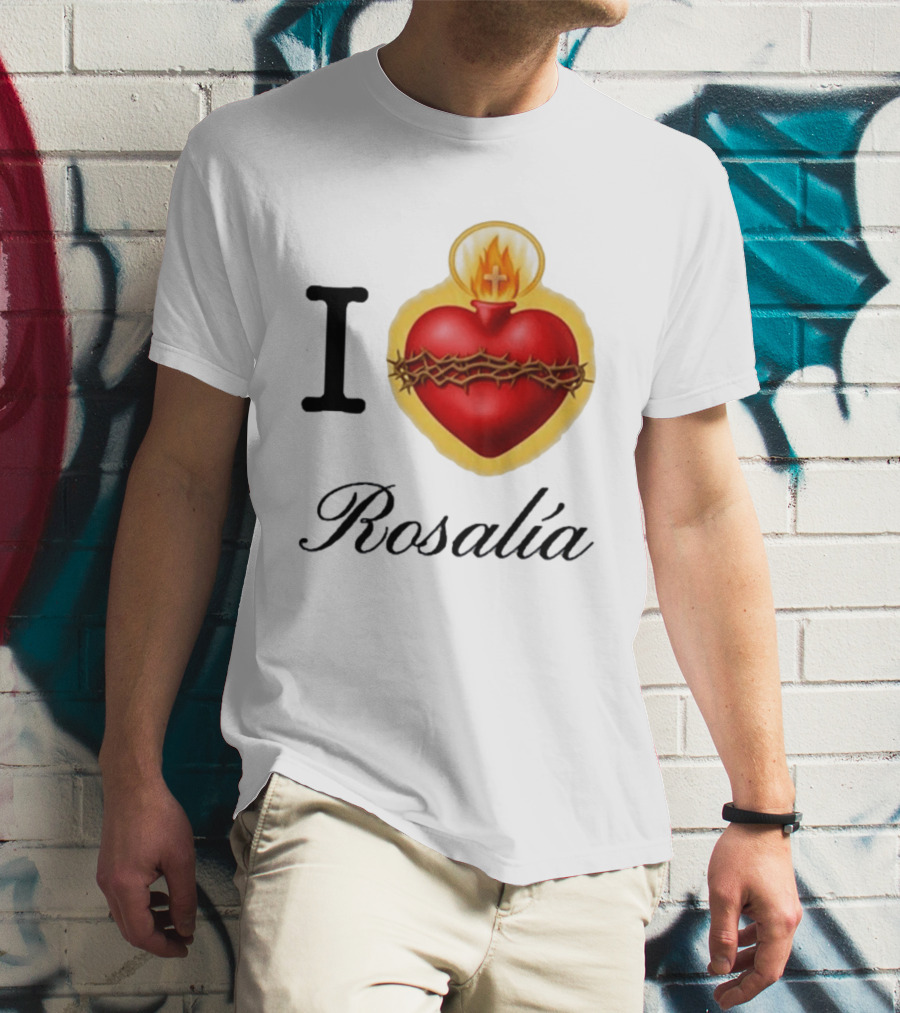 I Love Rosalía Sacred Heart T-Shirt