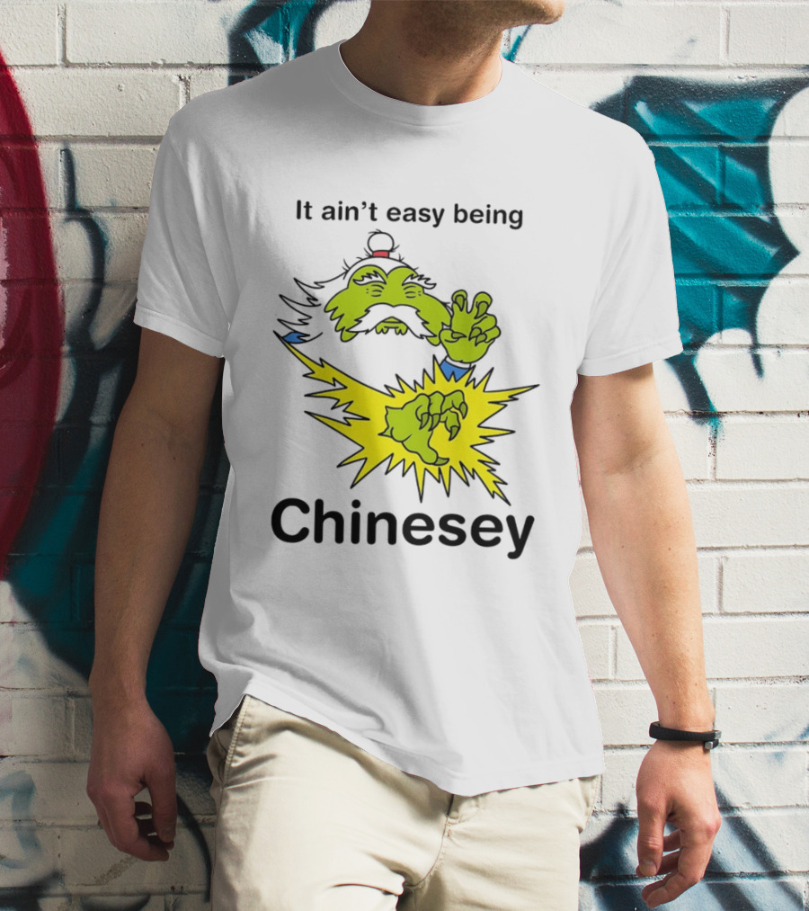 It Ain't Easy Being Chinesey Green Creature Martial Arts T-Shirt