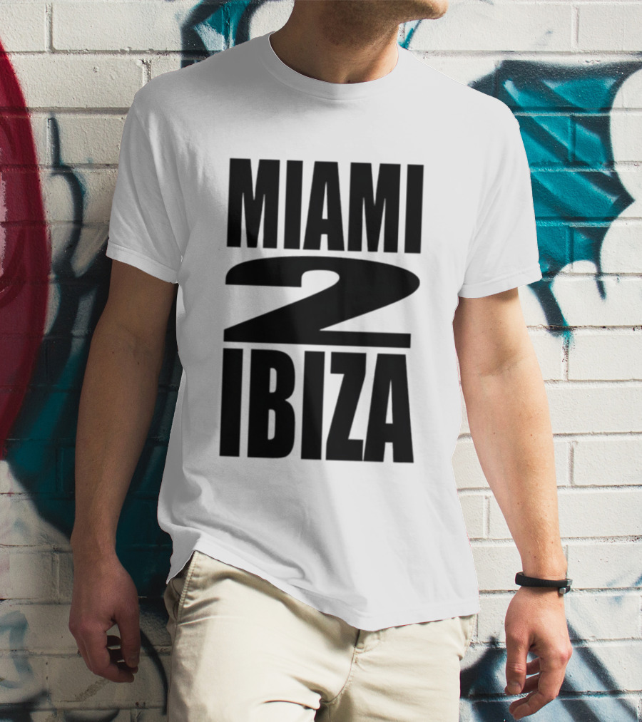 Miami 2 Ibiza Nightclub Party Vibes Electronic Dance Music T-Shirt