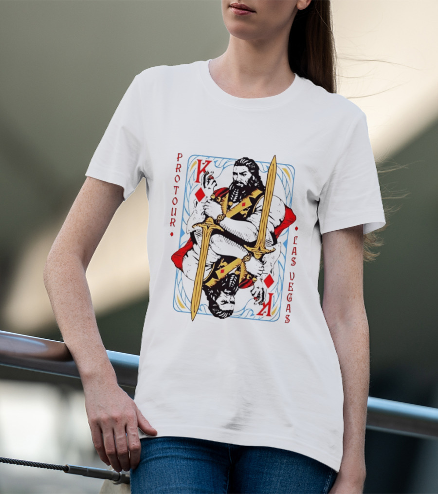 Pro Tour Las Vegas 2026 King Of Diamonds Playing Card T-Shirt