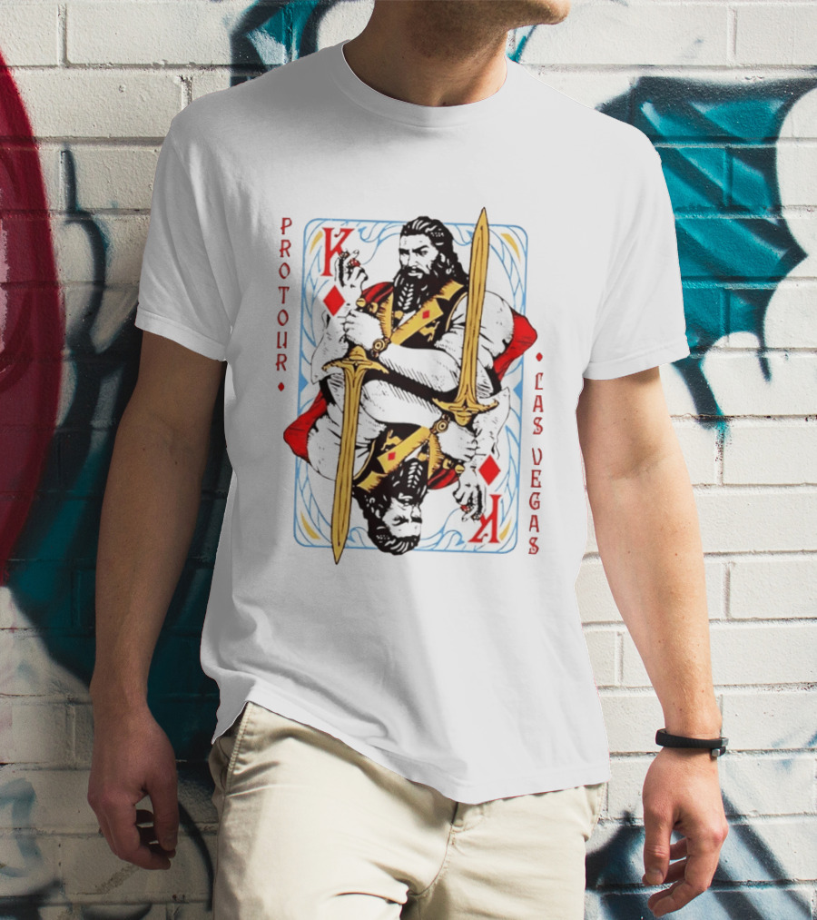 Pro Tour Las Vegas 2026 King Of Diamonds Playing Card T-Shirt