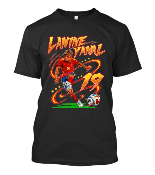 Lamine Yamal Spain National Football Team 19 Soccer Star T-Shirt