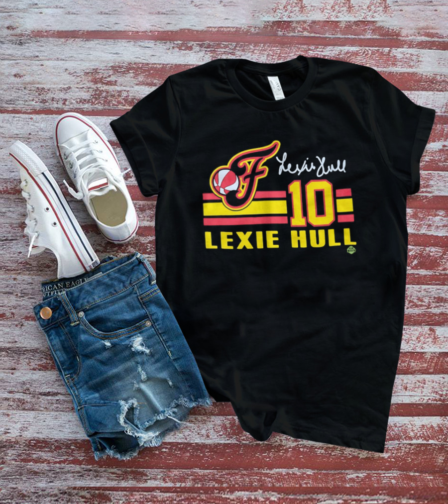 Lexie Hull 10 Indiana Fever WNBA Basketball T-Shirt