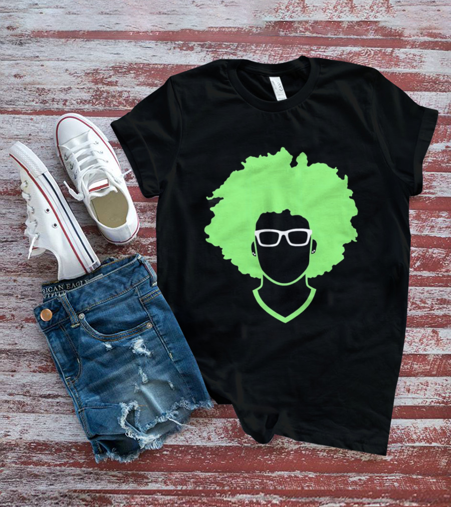 Olivia Miles Neon Afro Glasses Outline Minnesota Lynx T-Shirt