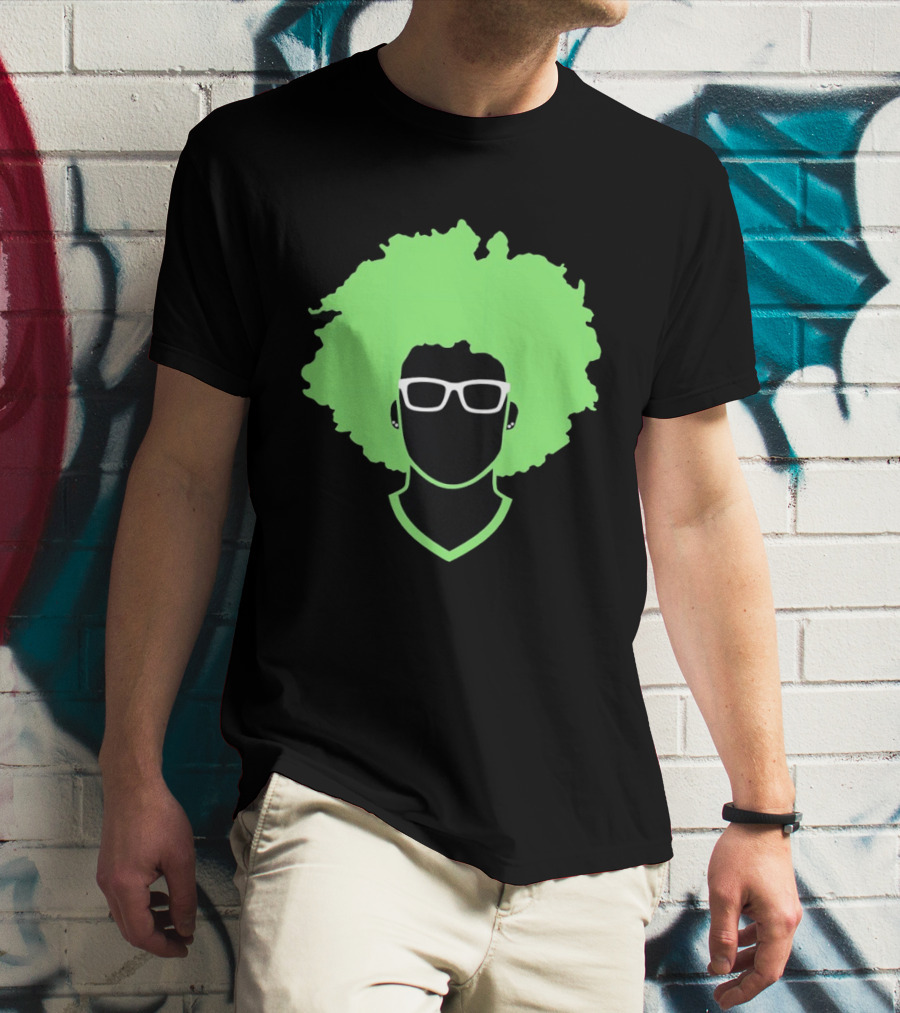 Olivia Miles Neon Afro Glasses Outline Minnesota Lynx T-Shirt