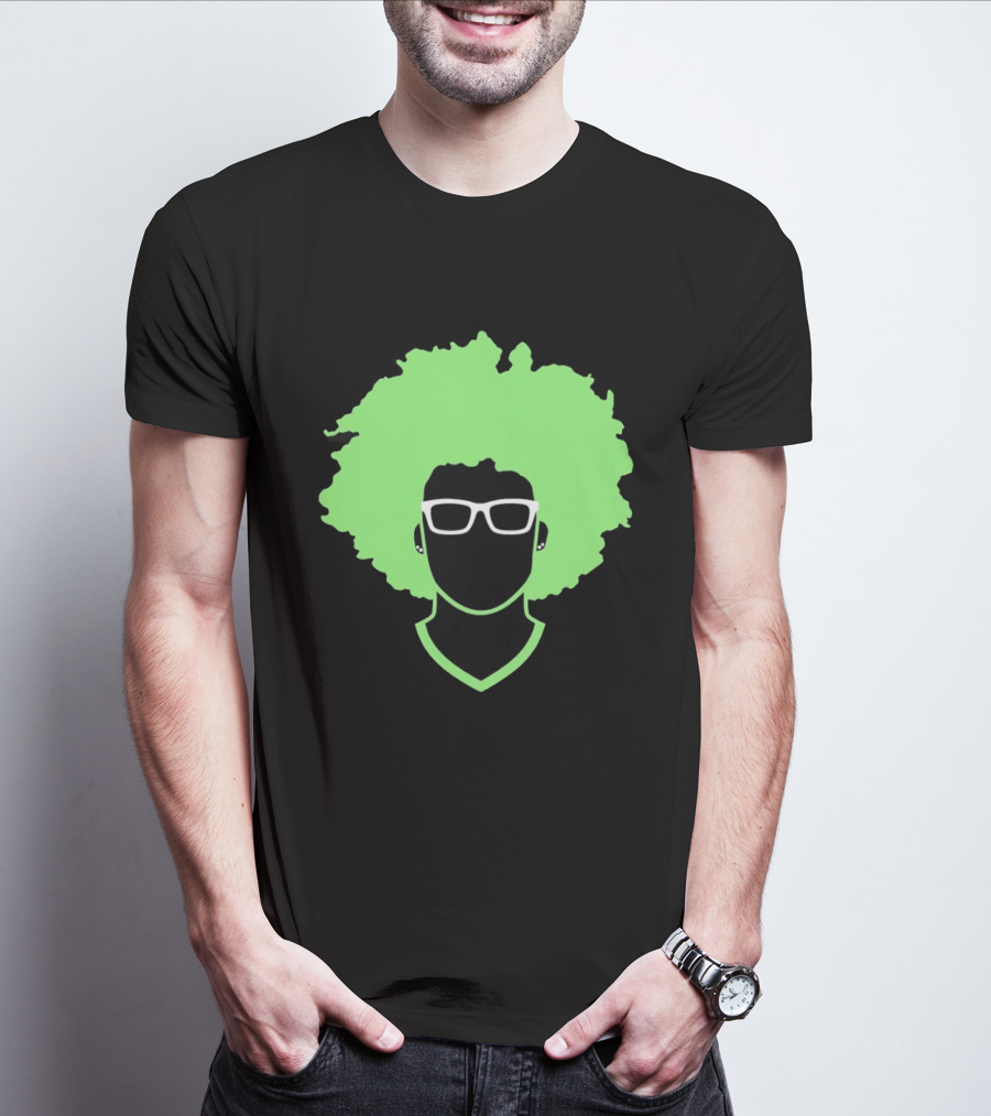 Olivia Miles Neon Afro Glasses Outline Minnesota Lynx T-Shirt