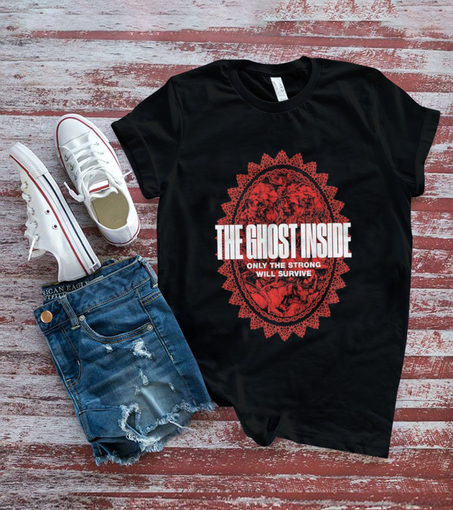 The Ghost Inside Only The Strong Will Survive Red Oval T-Shirt