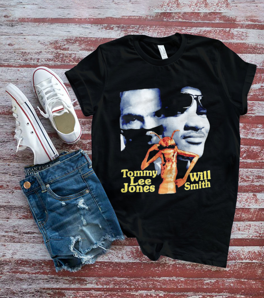Tommy Lee Jones Will Smith Alien Men In Black T-Shirt