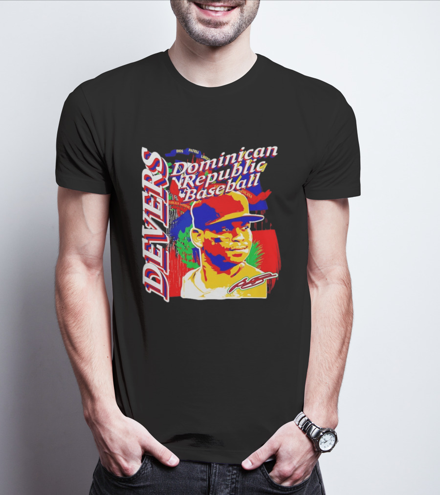 Rafael Devers Dominican Republic Baseball Boston Red Sox T-Shirt
