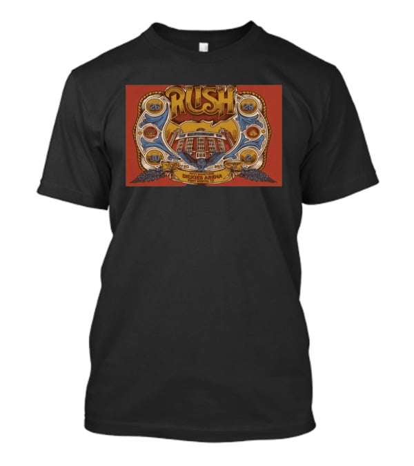 Rush Fifty Something Tour 2026 2028 2030 Dickies Arena Fort Worth TX T-Shirt