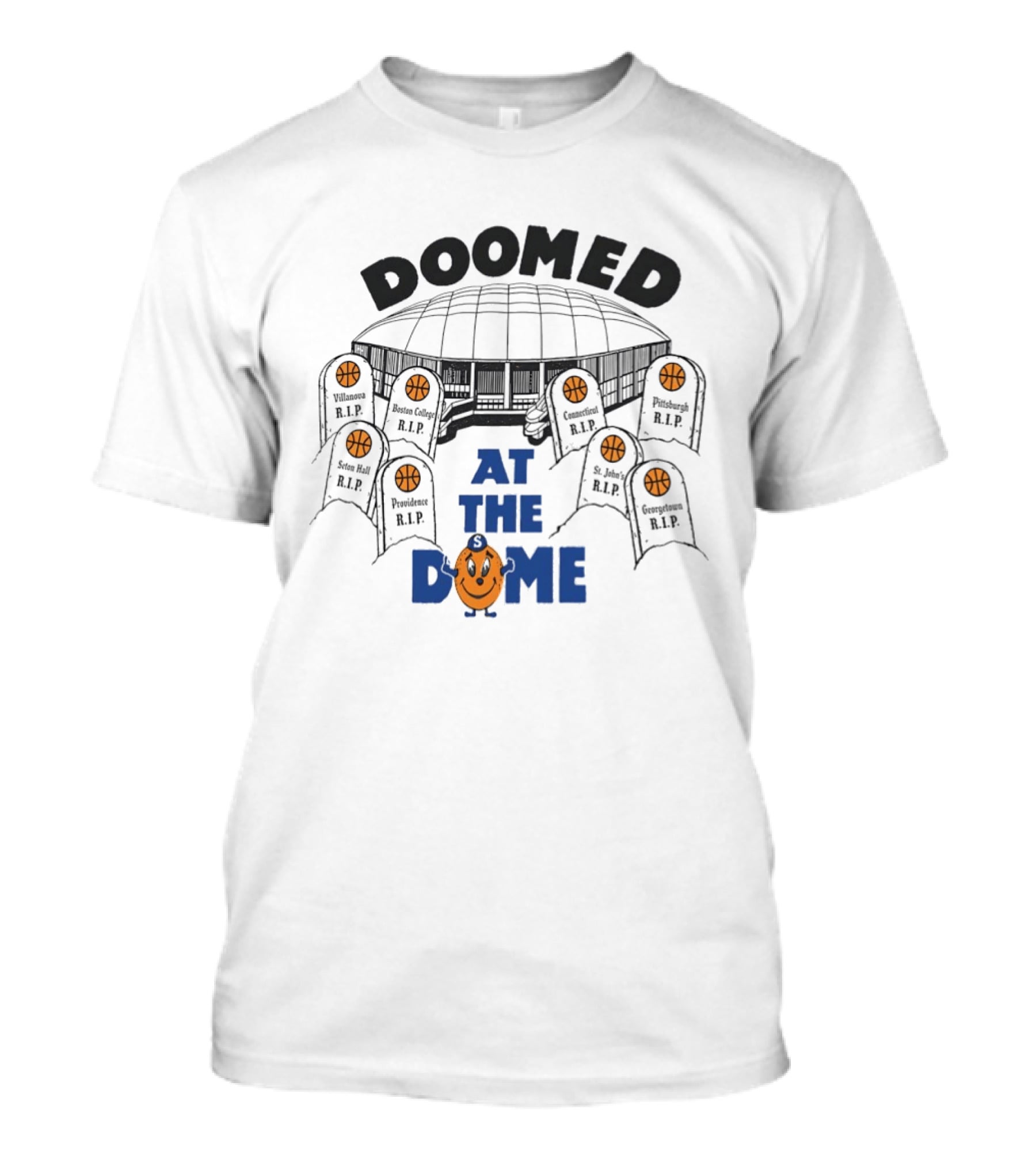 Doomed At The Dome Basketball Arena With Tombstones RIP T-Shirt