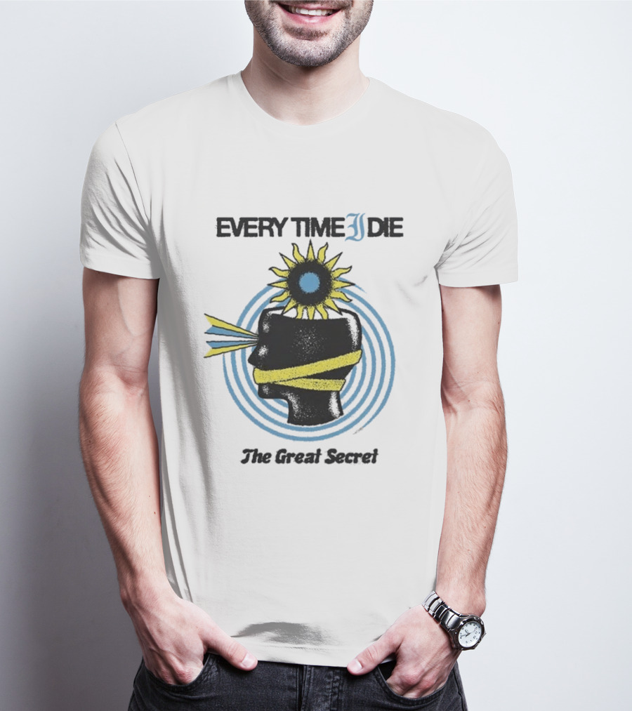 Every Time I Die The Great Secret Sunflower Head Exploding Concept T-Shirt