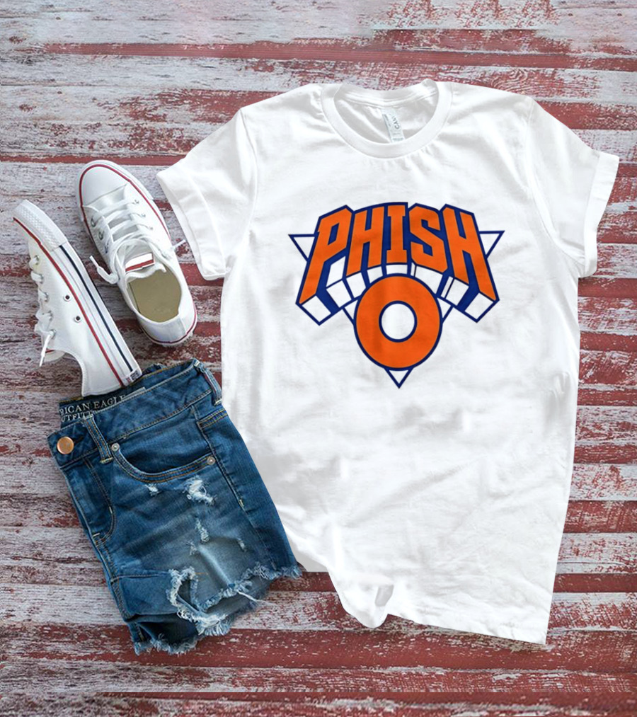 Phish New York Knicks NBA Basketball Triangle Circle T-Shirt
