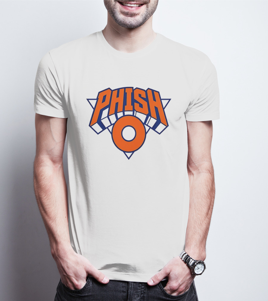 Phish New York Knicks NBA Basketball Triangle Circle T-Shirt