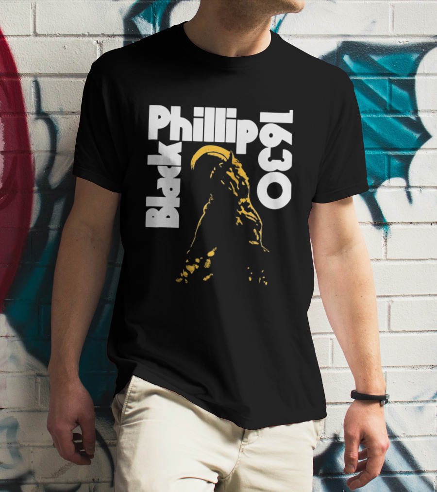 Black Phillip 1630 The Witch A24 Horror Movie T-Shirt