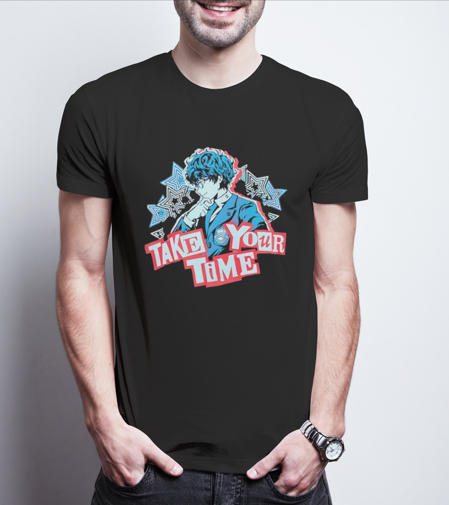 Persona 5 Joker Take Your Time Stars T-Shirt