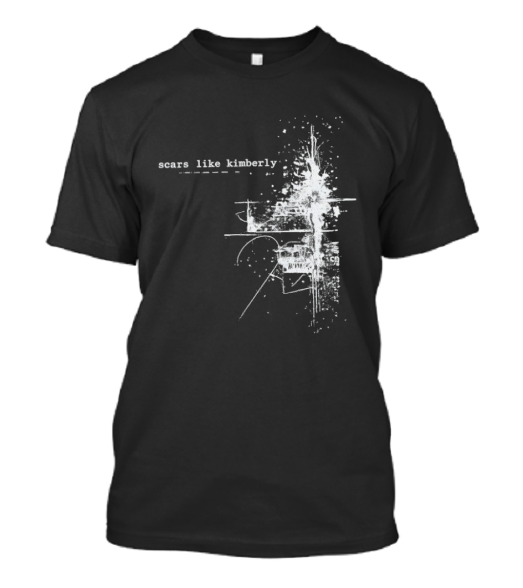 Scars Like Kimberly USA Tour 2026 Abstract White T-Shirt