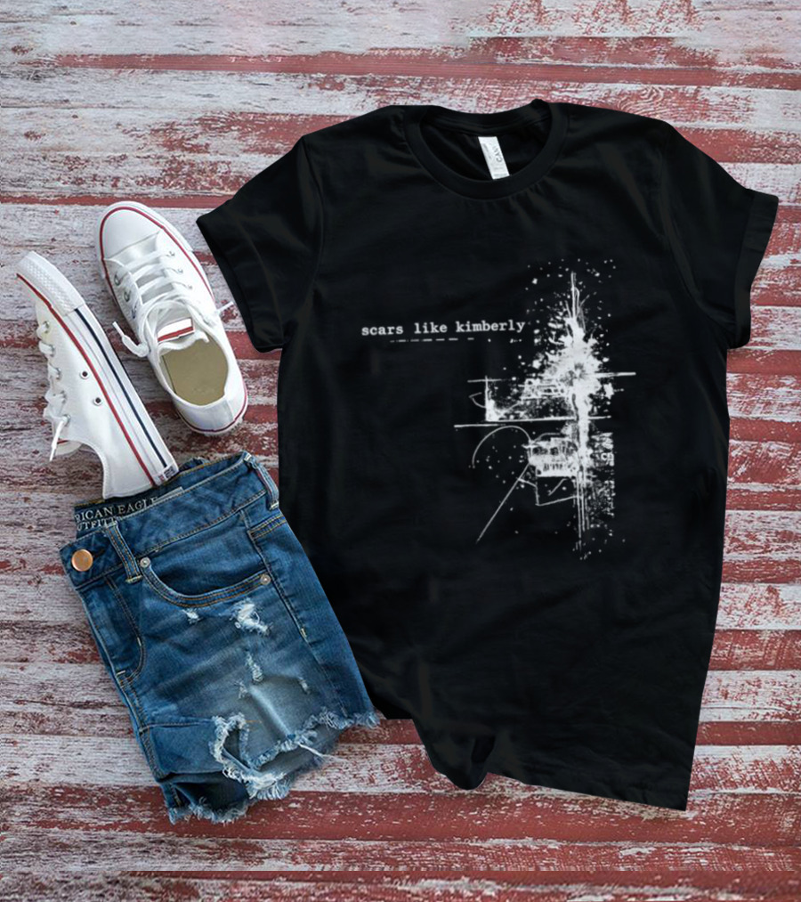 Scars Like Kimberly USA Tour 2026 Abstract White T-Shirt