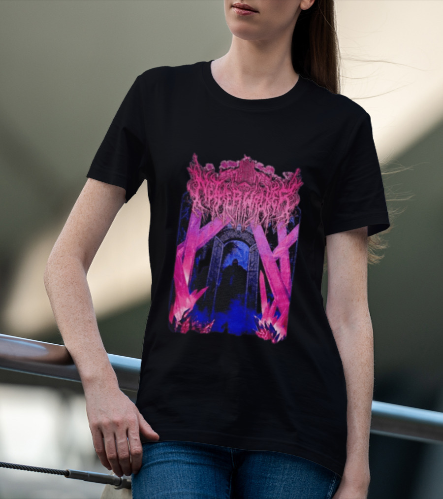 Netherwalker Crystal Knight Gothic Fantasy Portal Enigma T-Shirt