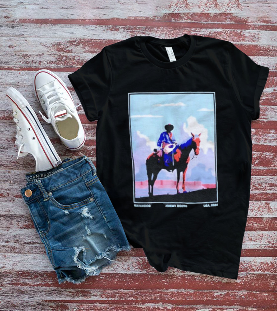 Dog Cowboy By Jeremy Booth USA 2024 T-Shirt