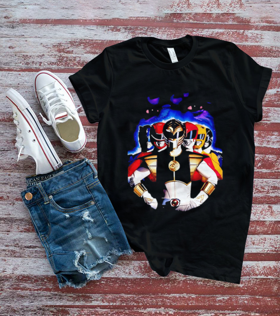 Power Rangers White Ranger Mighty Morphin Team Legacy T-Shirt