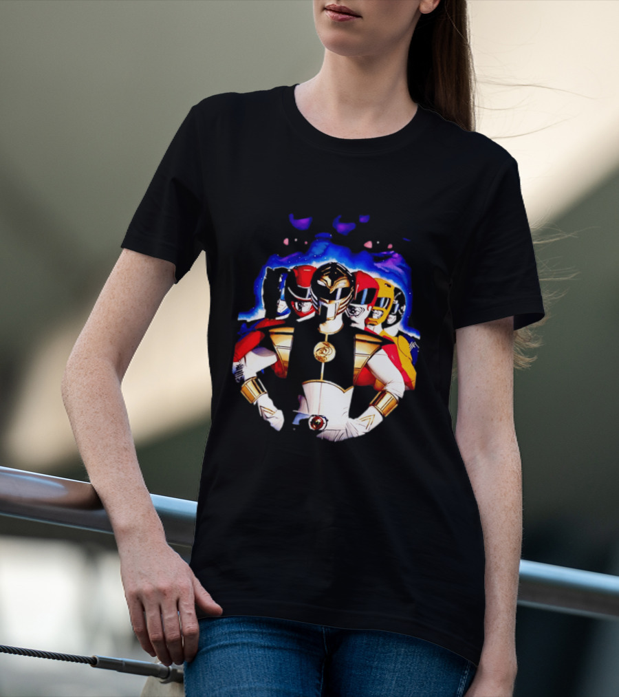 Power Rangers White Ranger Mighty Morphin Team Legacy T-Shirt