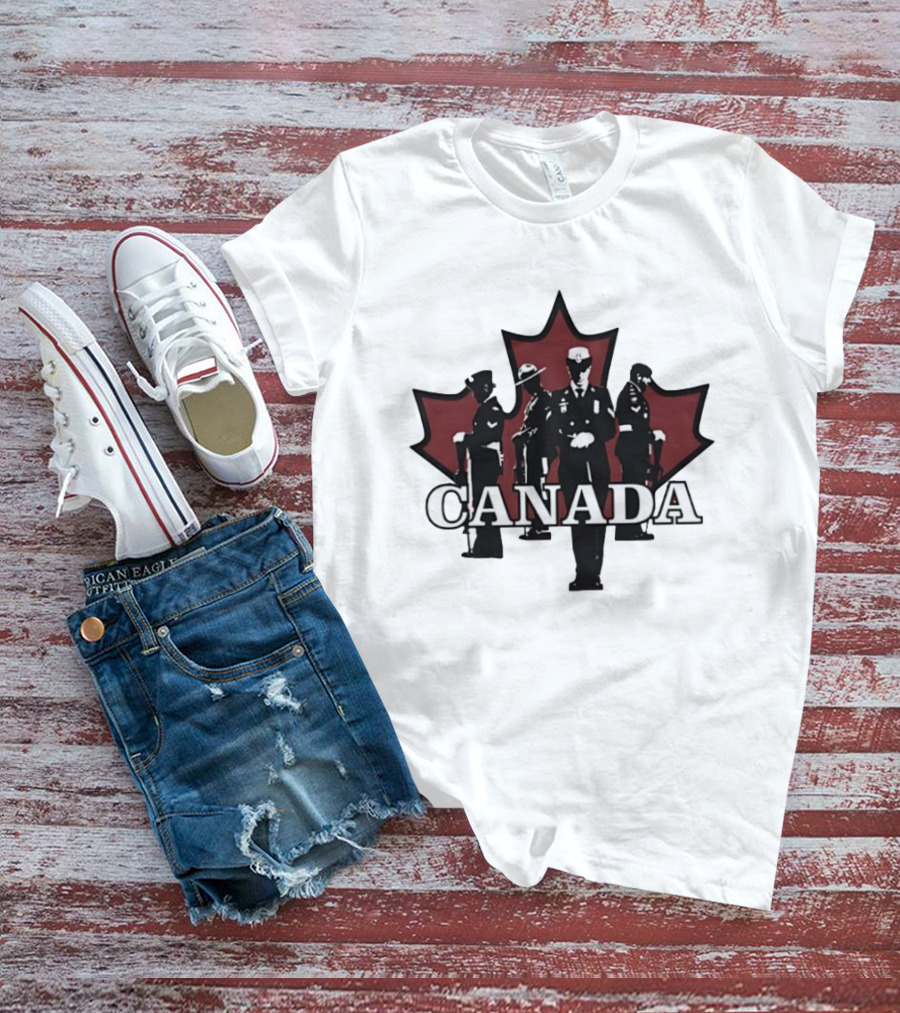 Canada Maple Leaf Canadian Armed Forces Personnel T-Shirt