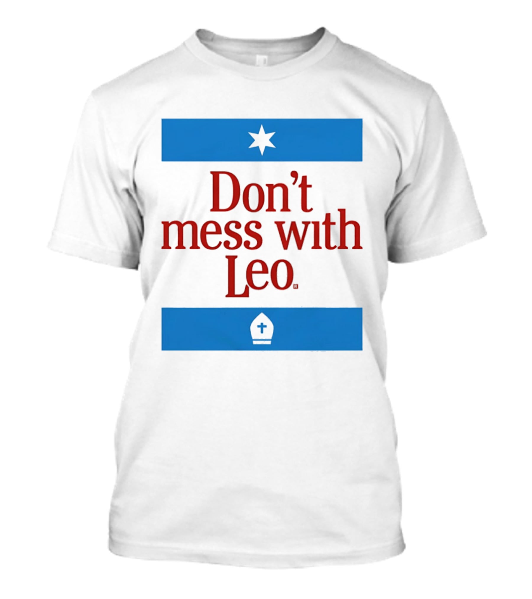 Don't Mess With Leo Mitre Star T-Shirt