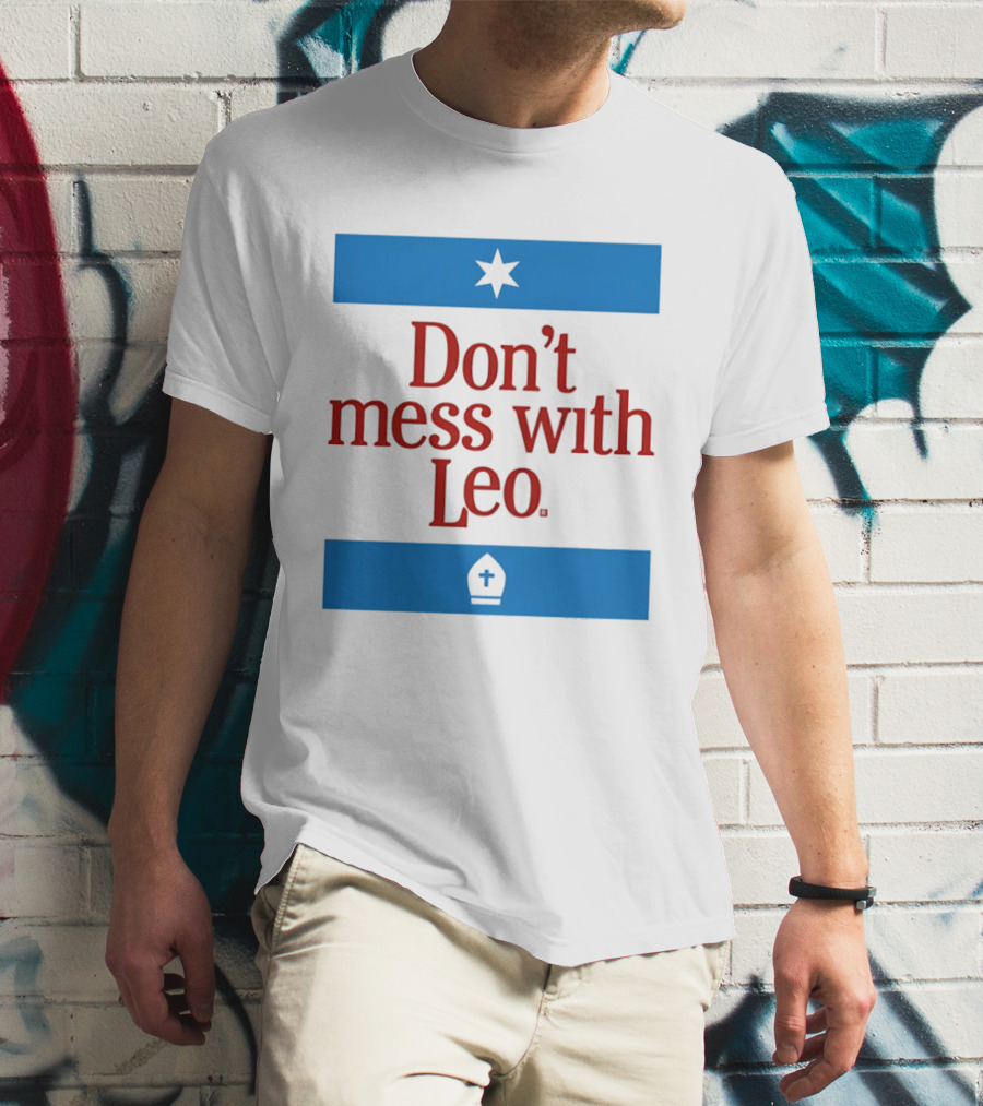 Don't Mess With Leo Mitre Star T-Shirt